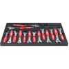 Image de Module d'outils Unior SOS pour chariot à outils rouge, clés coniques - 1600SOS16-US