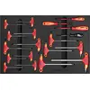 Image de Module d'outils Unior SOS pour chariot à outils, rouge, pinces, clés à six pans - 1600SOS27