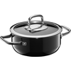 Image de WMF Fusiontec Compact Bratentopf mit Glasdeckel, 18 cm, Black 3201111556 4000530730626