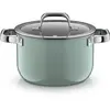 Image de WMF Fusiontec Mineral Pro, Kochtopf mit Deckel, 20 cm, Eucalyptus Haze