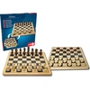 Image de Noris Spiele Deluxe Holz - Échecs & Dames ; 606104577