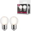 Image de LED Fil 2er Tropfen 470 lumen E27 2700K matt 5W 230V