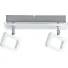 Image de Paulmann Projecteur Frame LED 2 flammes blanc/chrome