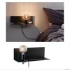 Image de Paulmann Devara Applique Murale Noire Avec Port Usb