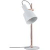 Image de Lampe de table, blanc cuivré, spot mobile, NEORDIC HALDAR