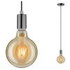 Image de Suspension Larus - E27 - 20w - Chrome Noir - Dimmable - Sans Ampoule