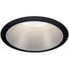 Image de Paulmann 93407 Cole Coin Spot Encastrable Led 6 W Noir, Argent