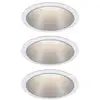 Image de Paulmann Licht - Paulmann 93410 Cole Coin Spot Encastrable Jeu De 3 Led 6 W Blanc, Argent Q692442