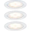 Image de Paulmann LED Lampes encastrables pour meubles Micro Line, set de 3 pièces