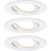 Image de Spot Encastrable Pour Salle De Bains Jeu De 3 18 W Blanc Mat X236312 - Paulmann