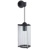 Image de Applique murale d'extérieur 230 V, IP44, E27, verre transparent/gris, sans luminaire