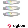 Image de Paulmann Plug & Shine LED encastré de sol Floor, set de 3 pièces