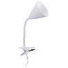 Image de Spot Pince Vitis Avec Bras Flexible - E14 - 20w - Blanc