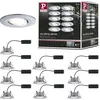 Image de Paulmann LED encastré Calla set de base orientable