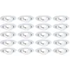Image de Paulmann LED à encastrer, set de 20, orientable