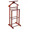 Image de Valet De Nuit 47x36x102 Cm En Bois Massif Marron