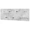 Image de M&s - Portemanteau Mural 30x80 Cm Effet Béton Et Chromé