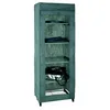 Image de Portant 60x50x173 Cm En Métal Et Housse En Tissu Gris