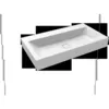 Image de Kaldewei Cono Lavabo Mural 3090 900x500x120 Mm, 902606003001