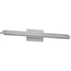 Image de Fischer&honsel - Applique Murale Couloir Lampe Chambre Led Métal Nickel Orientable L 60 Cm