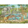Image de Schmidt 55753 - Puzzle "Animaux d'Afrique", 60 pièces