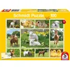Image de Schmidt Spiele Tiere Tierkinder auf dem Bauernhof, Puzzle pour enfants, 100 pièces, Puzzle, jeu de puzzle, à partir de 6 ans, 56194