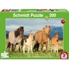 Image de Schmidt Spiele 56199 Puzzle Famille de chevaux - 200 pièces