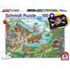 Image de Puzzle fantastique - SCHMIDT SPIELE - Dans la Baie des Pirates - 100 pièces - Multicolore et vert