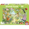 Image de Schmidt Spiele 56370 Puzzle Animaux dans la forêt - 100 pièces