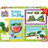 Image de Puzzle 3x24T. Papillon chenille-cocon