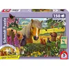 Image de Puzzle - SCHMIDT SPIELE - Adorables visiteurs dans la prairie - 150 pièces - À partir de 7 ans