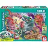 Image de Puzzle 100 pièces Schmidt Spiele Petit dino, grandes aventures 36,1 x 24,3 cm Paysage Couleurs vives - Neuf