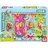 Image de Puzzle - SCHMIDT SPIELE - Chevaux joyeux - 200 pièces - À partir de 8 ans
