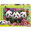 Image de Puzzle - SCHMIDT SPIELE - Trio de Pandas - 200 pièces - À partir de 8 ans