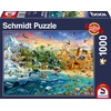 Image de 1000 pièces Schmidt Spiele Puzzle Le monde des animaux 58324