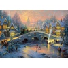 Image de Schmidt Jeux Puzzle Thomas Kinkade Village d'hiver 1000 pièces