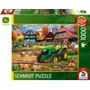 Image de Schmidt Jeux - John Deere : Ferme avec tracteur 5050E, 1.000 pièces