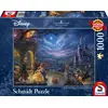Image de Thomas Kinkade, Disney, La Belle et la Bête, Danse au clair de lune, puzzle de 1000 pièces