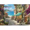 Image de Puzzle 1000 pièces Schmidt Spiele Thomas Kinkade Café on the Italian Riviera 69,3 x 49,3 cm Couleurs vives - Neuf