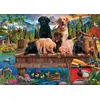 Image de Schmidt Famille de chiens au bord du lac 1000 pièces