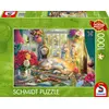 Image de 1000 pièces Schmidt Spiele Puzzle temps de puzzle avec chat 59789