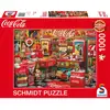 Image de Puzzle 1000 pièces Schmidt Spiele Coca-Cola Nostalgia paysage 69,2x49,2 cm Rouge/Blanc - Neuf