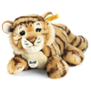 Image de Steiff Radjah Baby Tigre à bras articulés 28 cm, en position couchée 066269