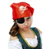 Image de Foulard pirate avec tÃªte de mort, Rouge