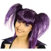 Image de Perruque Zora couettes, Violette