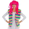 Image de Gilet Peluche adulte sans manches, Arc-en-ciel