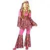 Image de DÃ©guisement Hippie Californie rose adulte, taille S/M