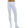 Image de Collants de Danse professionnels Ã  braguette, Blanc adulte XXL