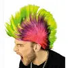 Image de Perruque Punk multicolore lumineuse led