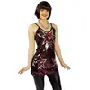 Image de Tunique disco Ã  sequins ETOILES adulte, taille S/M